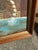 Blue 1990s Watermill and House Waterside Landscape Painting, Signed by the Artist, Framed For Sale - Image 8 of 10