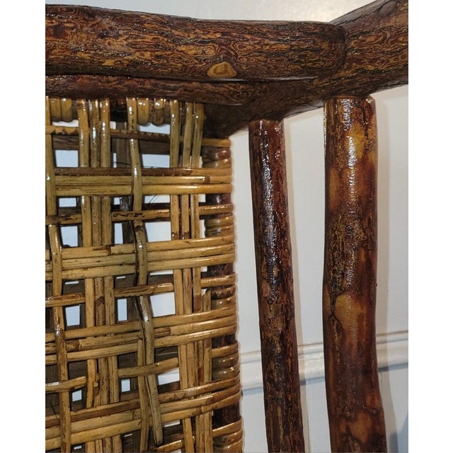 1940s Old Hickory Ottoman For Sale In Los Angeles - Image 6 of 6