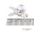 Silver 18k(750) Natural White Diamond With Kunzite Stone Bee Pin/Brooch/Pendant For Sale - Image 8 of 8