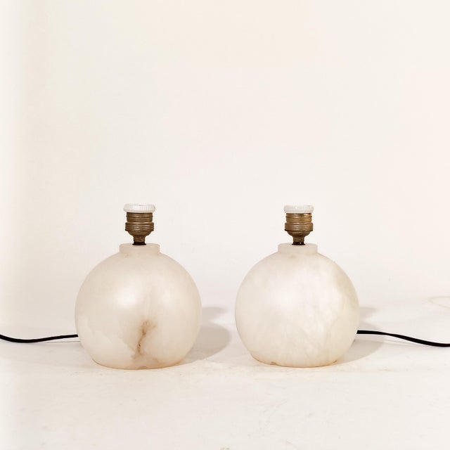 Stone Alabaster Table Lamps from Eclipsi, Spain, 1960s, Set of 2 For Sale - Image 7 of 10