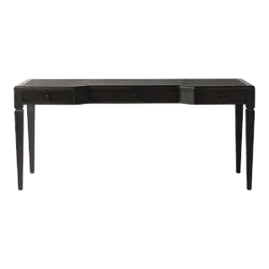 Four Hands Claude Desk - Distressed Black Oak Veneer