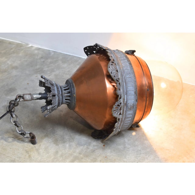 Copper Street Lamp, 1920s For Sale - Image 6 of 15