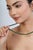 Estate 60 Ct Natural Green Onyx Beads Single Strand Necklace With Silver Clasp, 16 Inch For Sale - Image 4 of 15