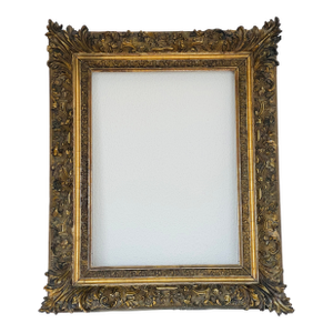 19 Th C Antique Richly Ornate Mirror Frame