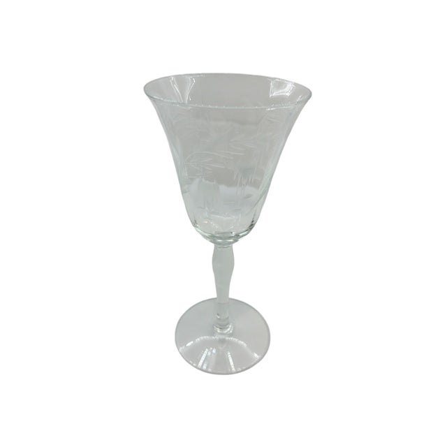 Glass Mid 20th Century Unmarked Wine Glasses - Set of 13 For Sale - Image 7 of 17