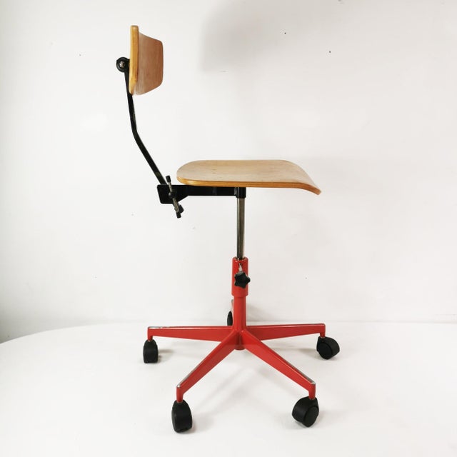 Chairs manufactured by Labofa (signed) in Denmark during the 1960s, designed by Jørgen Rasmussen. Characterized by a...