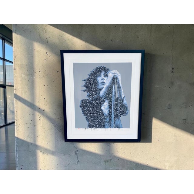 Mike Edwards, Alchemy of Words (Patti Smith), Typographic Portrait, Signed Limited Edition For Sale - Image 12 of 13