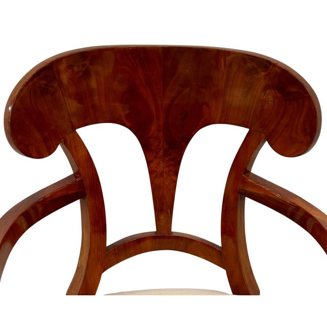 Biedermeier Early 19th Century Pair of Biedermeier Armchairs For Sale - Image 3 of 5