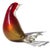 Mid 20th Century Murano Vintage Ruby Red Copper Aventurine Gold Flecks Italian Art Glass Bird Figurine Sculpture For Sale - Image 5 of 8
