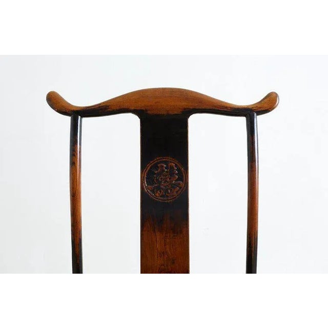Chinese Chinese Yoke Back Official's Hat Chairs - a Pair For Sale - Image 3 of 13