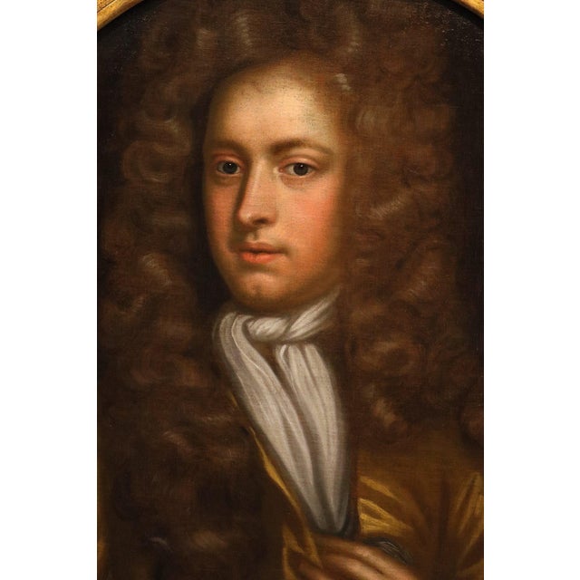 Workshop of Godfrey Kneller, Portrait of William Congreve, 1720, Oil on Canvas For Sale - Image 8 of 14