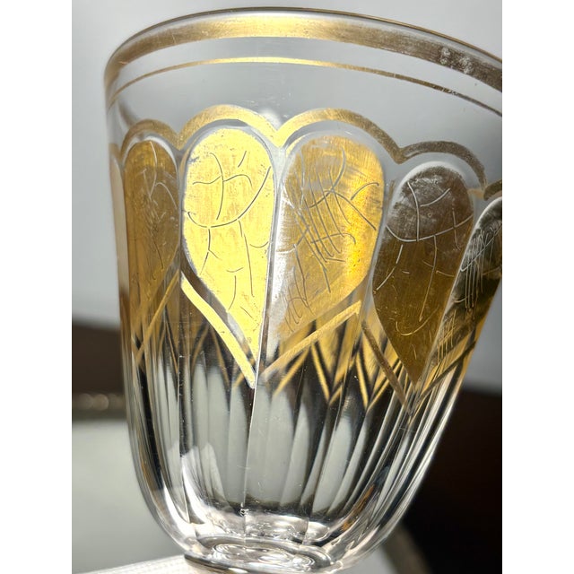 Glass Crystal Water Glass in Baccarat Crystal For Sale - Image 7 of 16