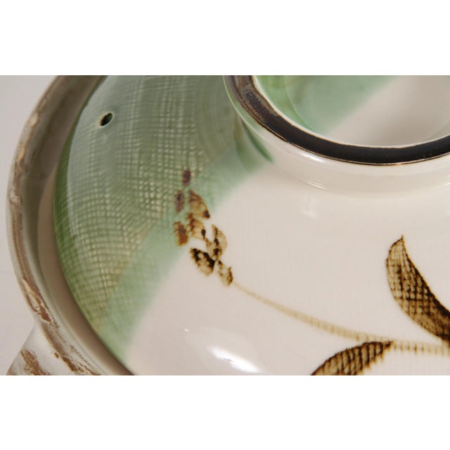 Vintage 1950's Japanese Ceramic Donabe Cooking Vessel For Sale - Image 4 of 9