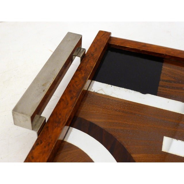 Vintage Art Deco Tabletop with Graphic Decor, 1930s For Sale - Image 6 of 12