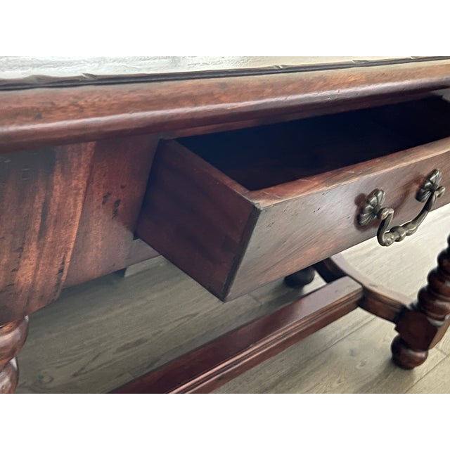 Solid Wood Console Bobbin Table For Sale In Denver - Image 6 of 6