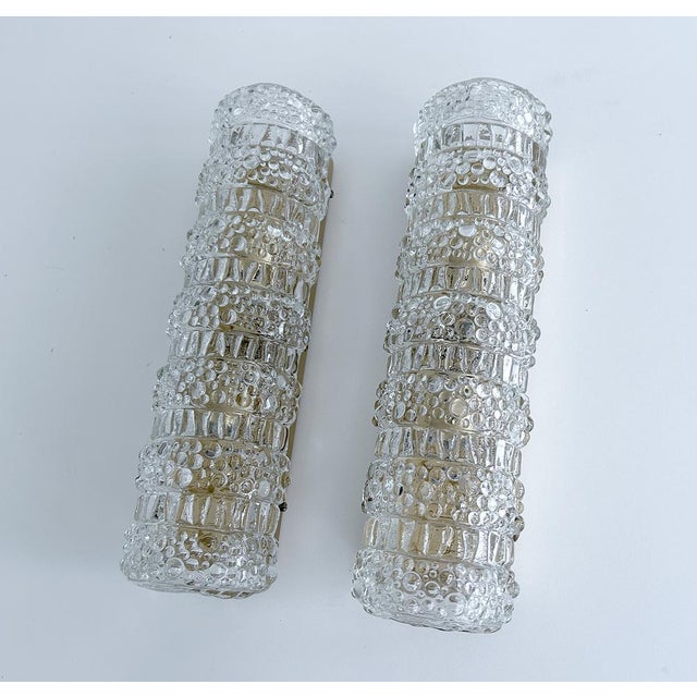 Vintage Bubble Glass Sconces, 1970s, Set of 2 For Sale - Image 16 of 18