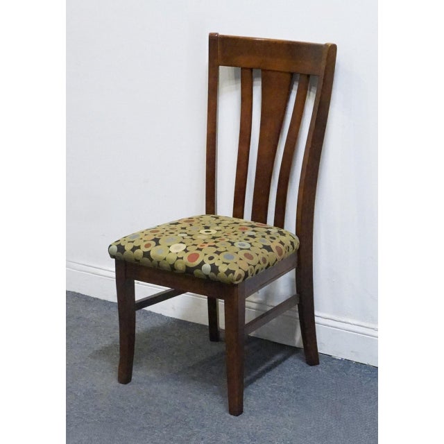 Bassett Bassett Furniture Cherry Traditional American Empire Style Dining Side Chair For Sale - Image 4 of 10