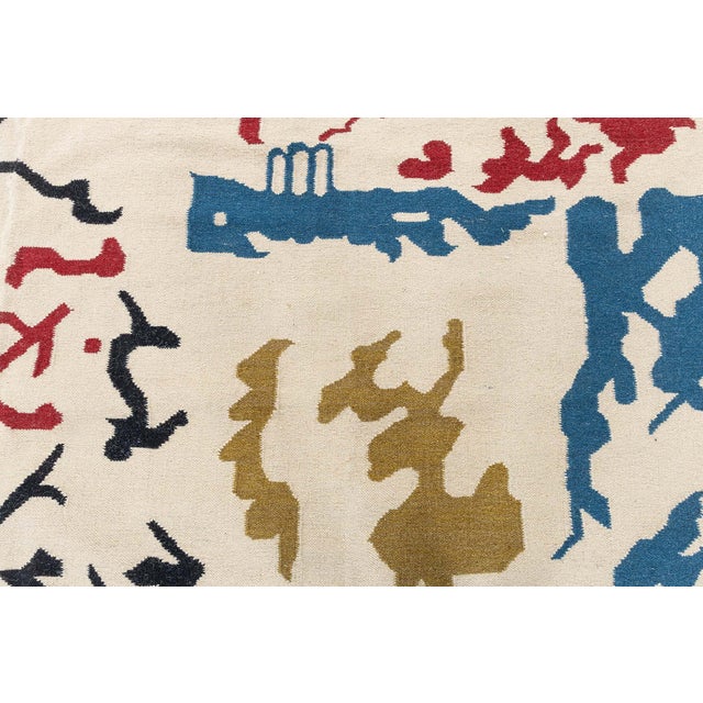 Textile Oversized Modern Flat Weave Rug Doris Leslie Blau For Sale - Image 7 of 8