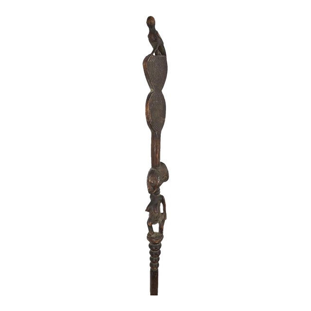 Early 20th Century Tabwa Cooking Stick For Sale