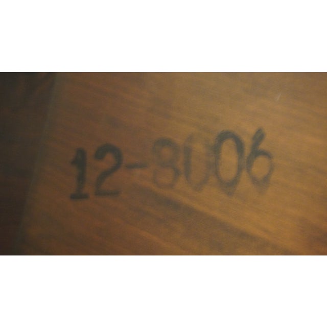 Ethan Allen Antiqued Pine Old Tavern 32" Drop Leaf Pembroke Accent End Table 12-8006 For Sale - Image 12 of 12