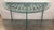 Green 19th Spanish Wrought Iron Demilune Green Console Table For Sale - Image 8 of 12