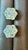 2020s 3.5 Carat, 7 Diamond Floral Cluster Flower Stud Earrings in 14 Karat White Gold For Sale - Image 5 of 8