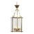 Brass and Glass Round Lantern For Sale