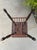 Antique, Dark Oak, Victorian-Style, Accent Table With Spool-Turned Legs and a Slatted Shelf, 1890’s For Sale - Image 9 of 12