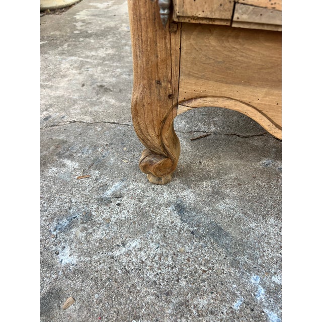 French 18th Century Louis XV Bleached Walnut Two Door Buffet For Sale - Image 10 of 12