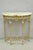 Antique Gothic Revival Oscar Bach Style Figural Bronze & Onyx Gold Console Table For Sale - Image 16 of 16