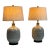 Modern Farmhouse Ceramic Table Lamps - a Pair For Sale