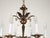 Antique 6 Arm 6 Light Svelte Shimmering Brass Cut Lead Glass Crystal Chandelier For Sale - Image 11 of 11