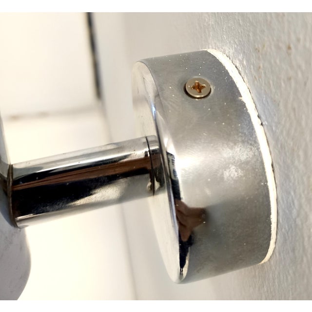 Metal Postmodern Etched Glass Sconce No. 1537 by Pietro Chiesa for Fontana Arte, Italy, 1970s For Sale - Image 7 of 10