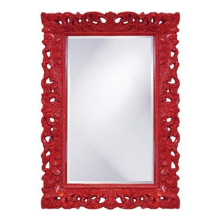 Barcelona Mirror - Glossy Red For Sale