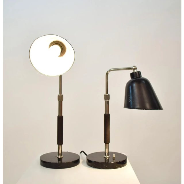 Bauhaus Model Goethe Table Lamps by Christian Dell for Bünte & Remmler, 1930s, Set of 2 For Sale - Image 6 of 18