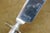 Silver Vintage Paneled Sterling Silver Roast Carving Set Knife Fork - 2 pcs For Sale - Image 8 of 15
