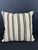Turkish Hemp Pillow Cushion Natural Beige Dark Brown Pillow Cushion Cover 20"x20" For Sale - Image 4 of 4