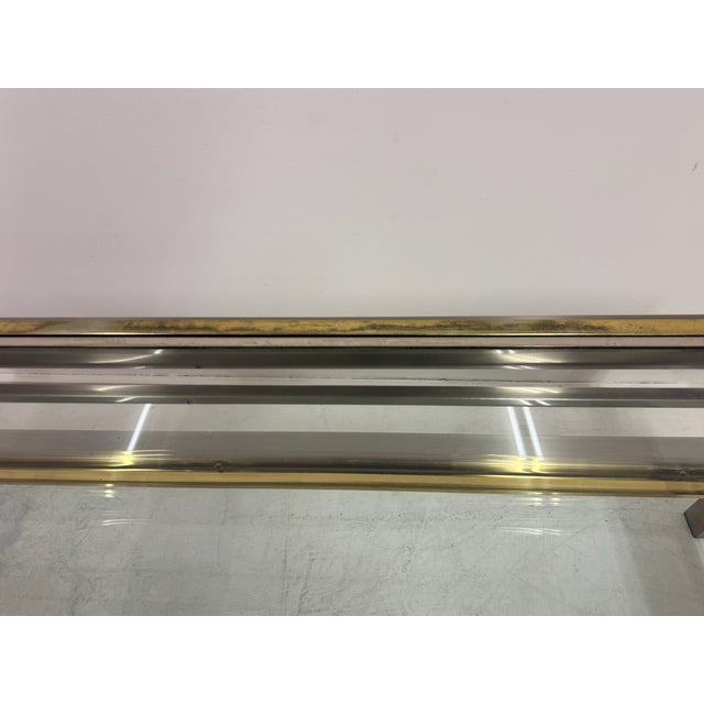 Metal Sliding Top Vitrine Coffee Table, 1970s For Sale - Image 7 of 17