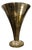 Golden Murano Glass Lamp Horn, 1980s For Sale
