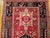 Antique Persian Heriz Karajeh Runner, Hand-Knotted Wool, Geometric Medallion Pattern, Red & Navy, 4x14 For Sale - Image 16 of 18
