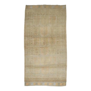 Neutral Antique Persian Balouch Rug For Sale