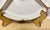 White Vintage H & C Gold Trimmed Bavarian Platter For Sale - Image 8 of 11