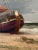 Sand 19th Century Fishing Boats Oil Painting H E Cook For Sale - Image 8 of 12