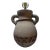 1980s Southwest Navajo Jug Design Plaster Mid Century Table Lamp For Sale