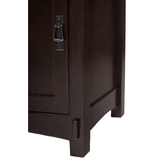 Mission / Arts and Crafts 1 Door, 1 Drawer Nightstand For Sale In Chicago - Image 6 of 7