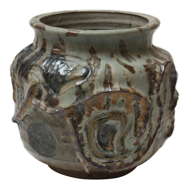 Large Studio Stoneware Planter by David Lane For Sale - Image 13 of 13