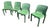 Selene Chairs by Vico Magistretti for Artemide, 1960s, Set of 4 For Sale