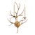 Chapman & Myers Branch Sconce in Gilded Iron For Sale
