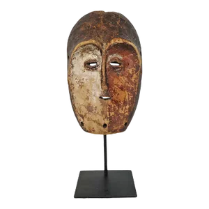 Vintage Mid 20th Century Lega Mask on Stand