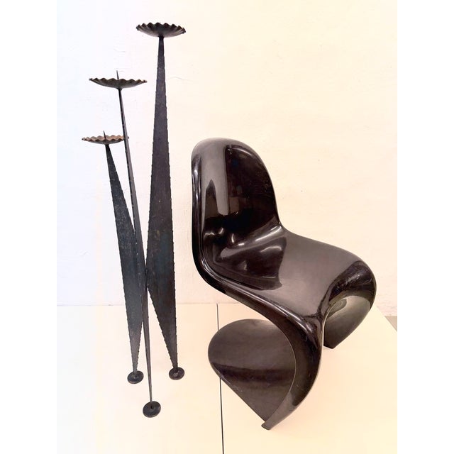 Large Brutalist Candlestick, 1960s For Sale - Image 4 of 10